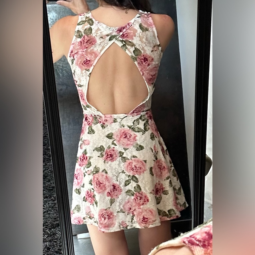 Summer dress with roses Size XS